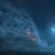 A crop of concept art of Rey’s final showdown.